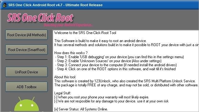 gratis android rooting-verktøy