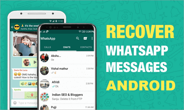 Восстановить сообщения WhatsApp Android
