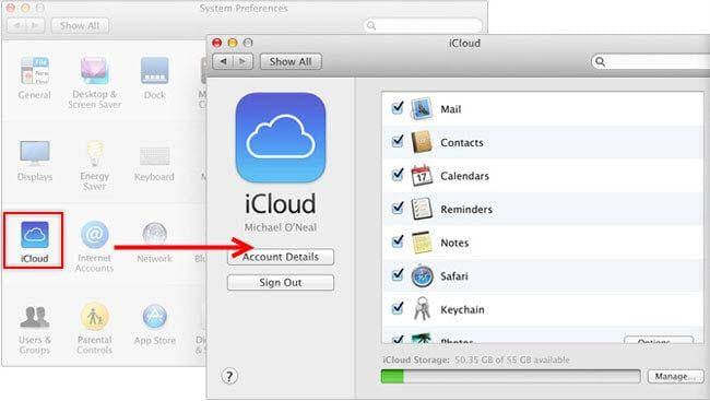 在 Mac 上设置 iCloud