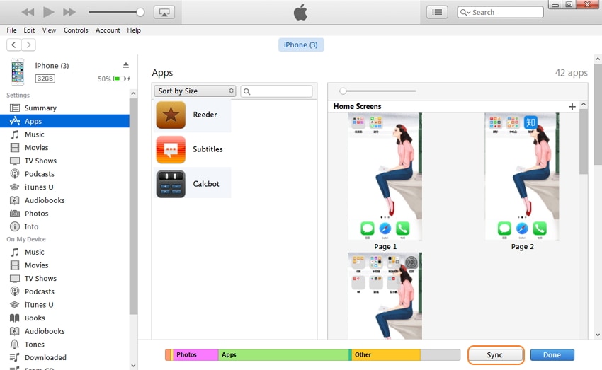 Hoe apps over te zetten van iTunes naar iPhone