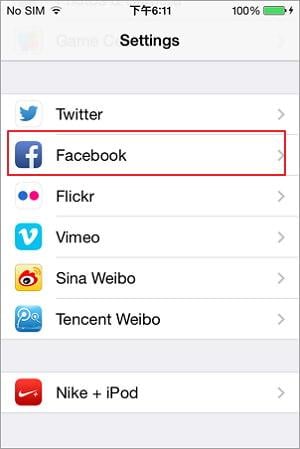 συγχρονίστε τις επαφές του facebook με το iphone