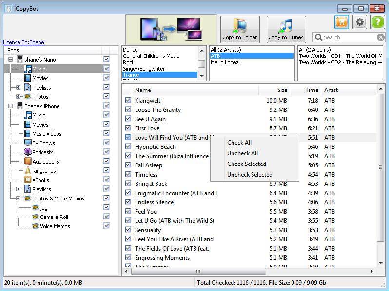 Μεταφορές iPod- Πώς να μεταφέρετε το iPod στο iTunes ή στον υπολογιστή-iCopyBot