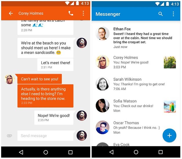Las 13 mejores aplicaciones de mensajes de texto para dispositivos Android