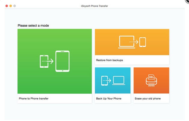 transferir datos entre dispositivos iOS y Android - SynciOS