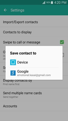 Overfør kontakter fra Samsung til Samsung-image for trin 13