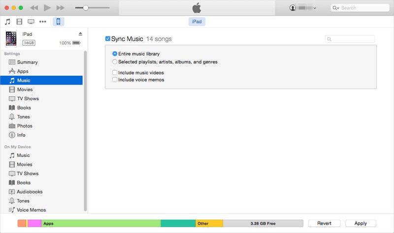 Overfør filer fra pc til iPad med iTunes