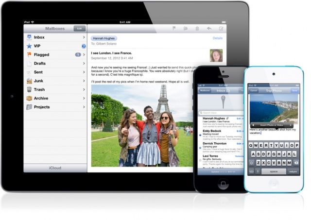 Overfør filer fra pc til iPad ved hjælp af e-mail