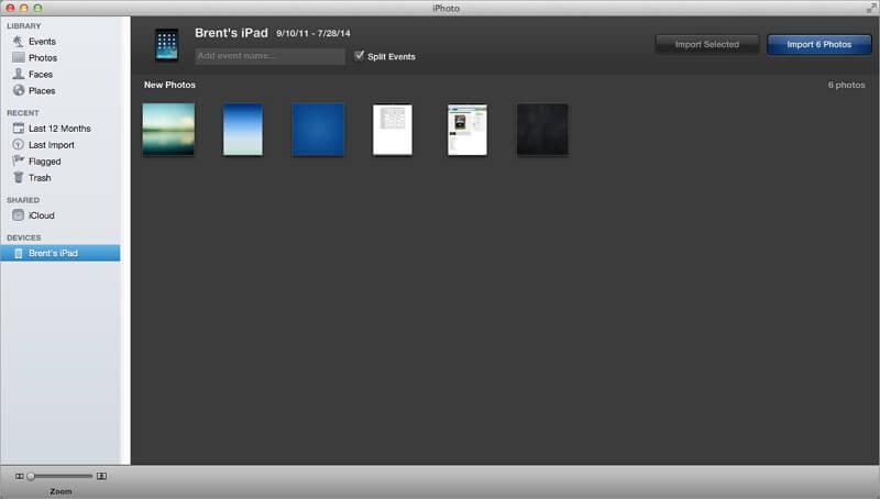 перенести фотографии с ipad на mac без инструментов