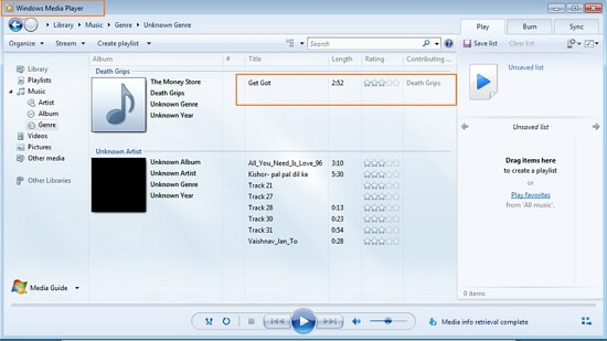 μεταφορά μουσικής από το iPod στο Windows Media Player χρησιμοποιώντας το DrFoneTool - Phone Manager (iOS)