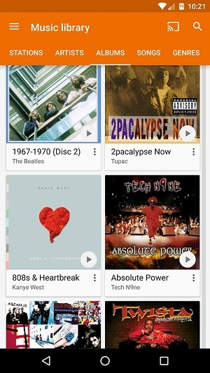 zene átvitele iPhone-ról androidra – hozzáférhet az összes újonnan átvitt dalhoz