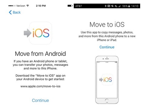 So übertragen Sie Fotos von Android auf das iPhone – von Android auf iOS verschieben