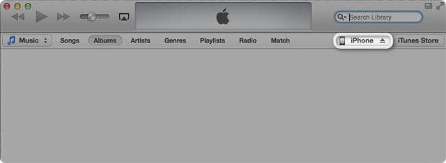 przenieś zdjęcie z Maca na iPada-podłącz iPada z iTunes