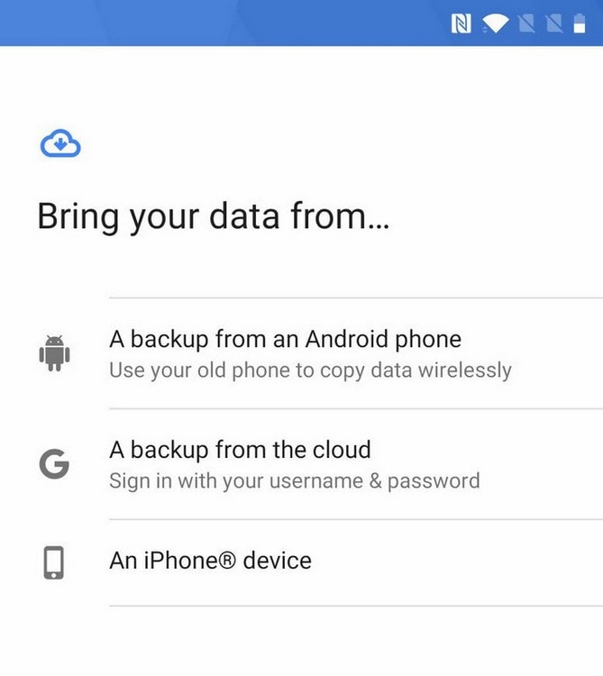 overfør billeder fra iPhone til Android med ios Google Drive