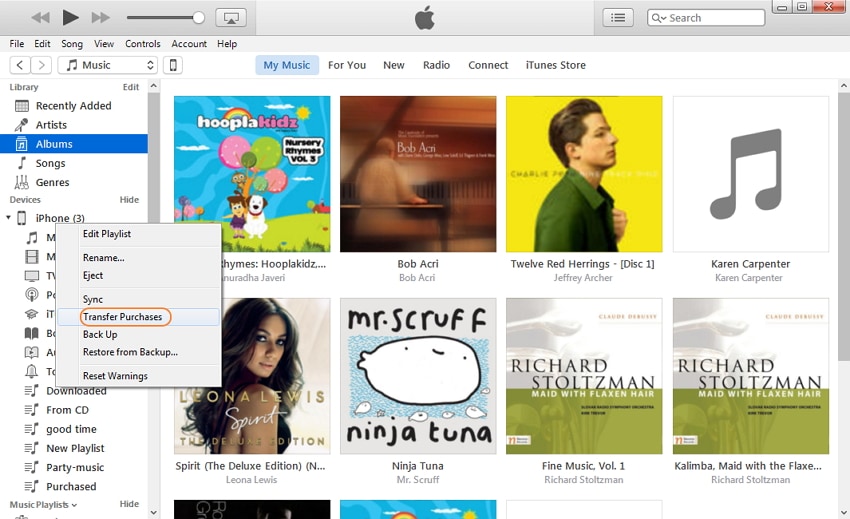 Alkalmazások átvitele iPhone-ról iTunes-ra