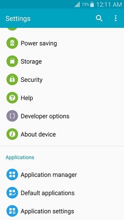 Deinstallieren Sie die App von Samsung Phone