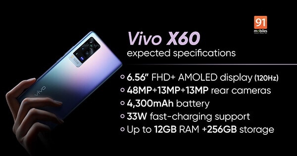 specificaties van x60