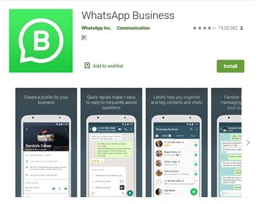 Download aziendale di WhatsApp