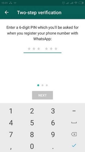 Weryfikacja kodu biznesowego Whatsapp