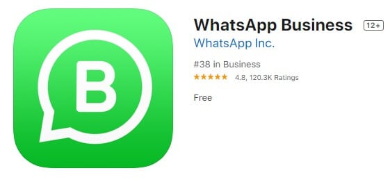 WhatsApp biznes ios zdjęcie 2