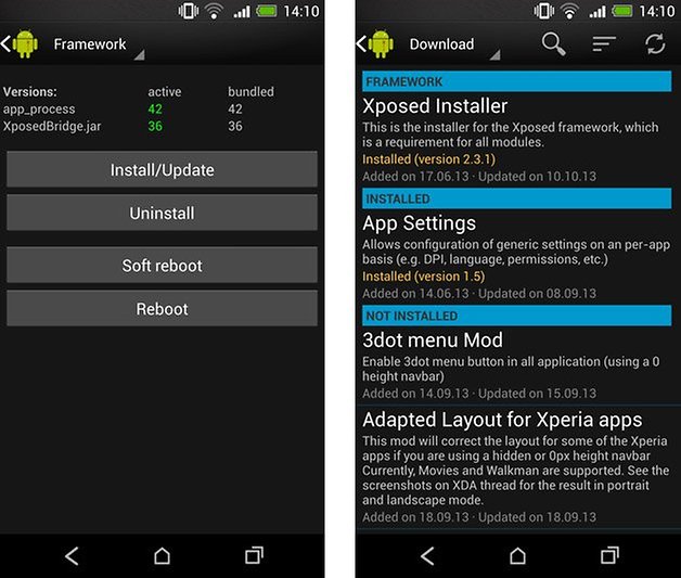 En İyi Android Kök Uygulaması: Xposed Installer