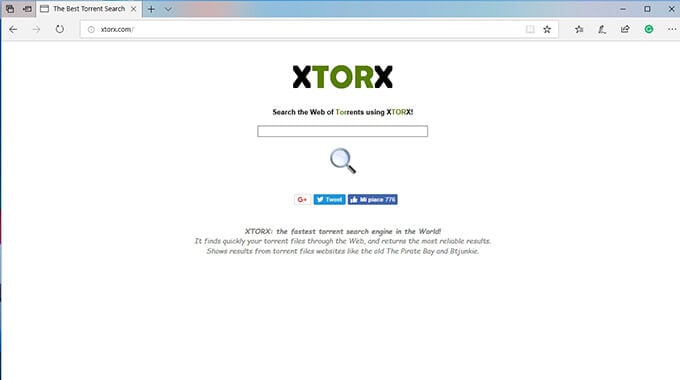 bittorrent 搜索引擎 - xtorx
